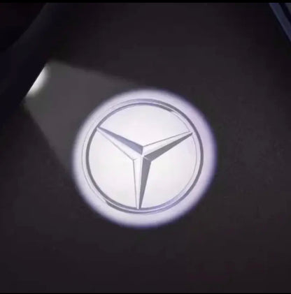 LED Car Door Lights Logo HD Laser Decor Project Ghost Lamp For Mercedes Benz W176 W205 W166 W246 W212 A B C M ML GLA GLS E Class
